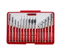 Lot de 16 tournevis avec étui, petit kit de tournevis de précision, tête plate cruciforme, tête hexagonale, convient pour l'électronique, les jouets, les lunettes, les ordinateurs, la réparation de montres