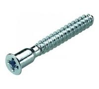 Lot de 16 vis direkta acier chromé HETTICH, l.50 mm G