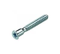 Lot de 16 vis direkta acier chromé, l.50 mm
