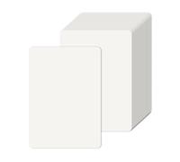 Lot de 160 cartes postales A6 en papier kraft - Blanches - 10,5 x 14,8 cm - 300 g/m² - Cartes postales imprimables - Blanches - Pour personnaliser, écrire ou imprimer soi-même
