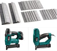 Lot de 1600 clous 18GA et agrafes type 90 18GA au total pour agrafeuse NTC0040/NTC0023,cloueuse pneumatique et agrafeuse