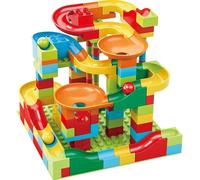 lot de 168 briques à coller pour enfants à partir de 3 ans, briques à assembler, boîte de briques 16 x 16 cm - SLIDETOPIA