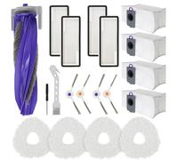 Lot de 17 accessoires pour aspirateur robot Narwal Freo Z Ultra, pièces de rechange, brosse principale, brosse latérale, filtre, serpillères, sacs à poussière