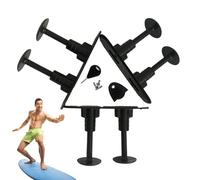 Lot de 17 ailerons de planche de surf, 13,3 x 3,5 x 3,7 cm, palmes gonflables optimisées pour paddleboard, accessoires robustes pour longboard, sports nautiques