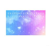 Lot de 17 autocollants Kalimba à haute adhérence pour piano à pouce débutants - Symboles d'intonation transparents en PVC (A)
