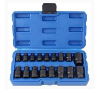 Lot de 17 douilles de type E fiables pour une utilisation automobile et industrielle - Conçu pour un accès rapide et une fiabilité à long terme