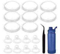 Lot de 17 joints de rechange pour TAKEYA Actives, joints toriques de rechange étanches pour couvercle de bouteille d'eau, compatible avec TAKEYA Actives de 18/22/24/32/100/oz (pas pour TAKEYA