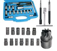 Lot de 17 outils de nettoyage universels pour injecteur diesel