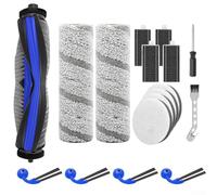 Lot de 17 pièces de rechange Ecovacs pour aspirateur robot Deebot X11 OmniCyclone, brosse principale, brosses latérales, filtres HEPA et éponge, balais à rouleaux