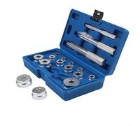 Lot de 17 pièces d'installation de roulements en aluminium pour roulements de roue, 0,565 à 8,1 cm de diamètre, compatible avec voitures, camions, SUV, bricolage et professionnel