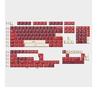 Lot de 172 touches rouges à double injection, type Cherry, pour clavier mécanique Cherry MX 61/64/87/104/108, format ISO ou ANSI