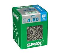 Lot de 175 vis inox tête fraisée torx, Diam.4 mm x L.60 mm