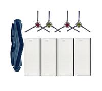 Lot de 18 accessoires compatibles avec aspirateur robot Ecovacs Deebot OZMO U2 DGN22 YEEDI K650 - Brosse latérale principale - Filtre HEPA