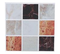 Lot de 18 Autocollants de Transfert pour carrelage mosaïque, imperméables, Auto-adhésifs, pour Salle de Bain, Cuisine, décoration d'intérieur, en PVC, 10 x 10 cm (001)
