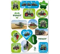Lot de 18 autocollants « FENDT TRAKTOR » pour anniversaire d'enfant et fête à thème | Autocollants faciles à enlever | Filles Garçons Enfants Fête d'anniversaire Trecker Ferme Agriculture Ferme
