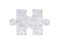 Lot de 18 autocollants muraux en feutre 3D Simplicity, puzzle, tableau messages, photos, arrière-plan mural liège, d'affichage décoratif(Silver gray)