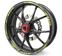 Lot de 18 autocollants pour jante Neon Line Lot complet d'autocollants de jante Finest Folia pour jantes de 17, 16, 18 et 19 pouces