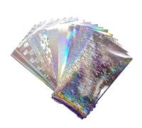 Lot de 18 autocollants réfléchissants en forme d'écailles de poissons, film adhésif holographique clignotant, appâts durs autocollants pour leurres