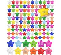 Lot de 18 Balles Anti-Stress en Forme D'étoile Amusante pour Enfant et Adultes, PU Souple Boules Sensorielles Squeeze Boules, Balle Reeducation Main, Jouets pour Soulager L'anxiété et Le Stress-5.5CM