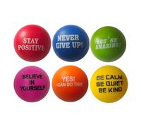 Lot de 18 balles de motivation anti-stress pour adultes pour soulager l'anxiété