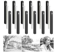 Lot De 18 Bâtons De Charbon Comprimé Carrés En Graphite Pour Dessin, Loisirs Créatifs, Esquisse, Ombrage, Artistes