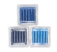 Lot de 18 bâtons de peinture à l'huile bleu doux pour dessin professionnel, pour activités d'intérieur, pour artistes, enfants, étudiants, débutants