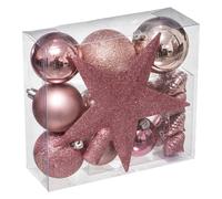 Kit 18 Pièces de Décoration pour Sapin de Noël COLORAMA - Feeric lights & christmas - Rose