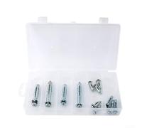 Lot de 18 boulons d'expansion en acier au carbone conçus pour une installation sûre sur les cloisons sèches et les murs en plâtre, conçus pour une fixation solide et stable