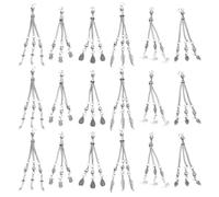 Lot de 18 chapelets - Accessoires de bijoux inspirés du Moyen-Orient - Pendentif en perles - Bijoux artisanaux - Chapelet - Rituels religieux