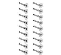 Lot de 18 embouts de rechange universels pour stylet à écran tactile, jolis cadeaux à partager avec les familles, téléphones portables et accessoires Argenté