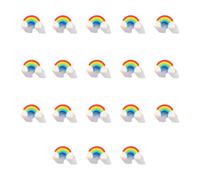 Lot de 18 gommes arc-en-ciel Sassafras, pour enfants, amusantes, parfumées, pour l'école, le studio à domicile, papeterie colorée (3,5 x 1,8 cm)