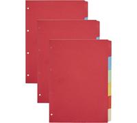 Lot De 18 Intercalaires Cartons Blancs A4 180 G/M² Manilla En Carton Recyclé