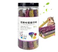 Lot de 18 jouets à mâcher naturels pour les soins dentaires - Récompense saine pour rongeurs - Jouet interactif pour l'activité en plein air pour écureuil chinchilla