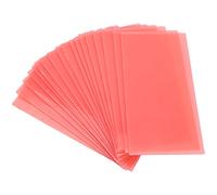 Lot de 18 lames de cire dentaire - Cire orthodontique pour appareils dentaires - Plaque de base dentaire - Rouge - Cire dentaire - Matériel d'aide dentaire - Fourniture de feuilles de cire dentaire