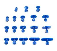 Lot de 18 languettes bleues pour débosselage de voiture, kit de réparation de bosses sans peinture | Ventouse de débosselage de voiture, languettes de débosselage, réparation de bosses pour voitures
