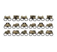 Lot de 18 lunettes faites à la main en papier pour décorations de fête d'anniversaire, accessoires photo pour femmes et filles