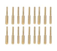Lot de 18 mèches de meulage en émeri plaqué titane pour affûteuse de tronçonneuse, limes de 4,0 mm, 4,8 mm et 5,5 mm pour tronçonneuses, chaînes 3/8, 325 et 404 avec tige de 3 mm