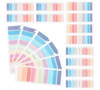 Lot de 18 onglets d'index - 3600 marqueurs adhésifs - Marqueurs de page inscriptibles et amovibles - Étiquettes colorées pour la lecture, les notes, les carnets, les livres et l'organisation de