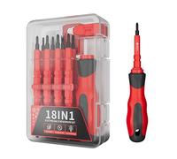 Lot de 18 outils d'électricien multi-usages pour mettre en évidence les substances permanentes et le plan de rangement compact