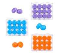 Lot De 18 Paires De Bouchons D'oreilles Pour Dormir,boule Quies Silicone,réutilisables,bouchon Oreille Piscine,adaptés AU Sommeil, À La Natation, Aux Études Et AU Travail
