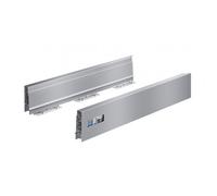 Lot de 18 paires de profils pour tiroirs InnoTech Atira hauteur 70 mm - longueur 520 mm - blanc HETTICH