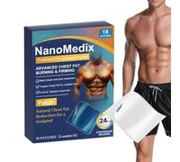 Lot de 18 patchs de poitrine pour homme, patchs de raffermissement du corps, patchs adhésifs raffermissants, respirants, imperméables, 3,5 x 4,5 cm, pour homme