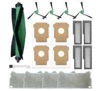 Lot de 18 pièces de rechange pour iRobot Roomba Mini, Mini Slim Accessoires | Réutilisable et lavable, absorbe l'eau et élimine les taches, piège la poussière et évite les fuites de poussière. Idéal pour