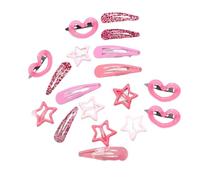 Lot de 18 pinces à cheveux des années 2000, accessoires de coiffure, étoile d'amour, cœur, côté pour femmes, adolescentes, filles, fête et usage quotidien, accessoires de mode