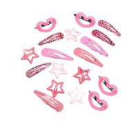 Lot de 18 pinces à cheveux des années 2000, accessoires de coiffure, étoile d'amour, cœur pour femmes, adolescentes, filles, fêtes et usage quotidien pour femmes