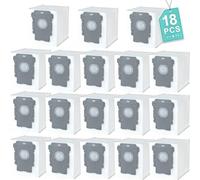 Lot de 18 sacs d'aspirateur de rechange compatibles avec iRobot Roomba i7, i7+, j7, j7+, i3, i3+, i4, i4+, i6, i6+, i8, i8+, S9, S9+ Plus, séries i & s et j