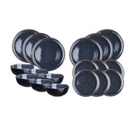 Lot de 18 set les essentiels en grès bleu D Björn