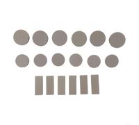 Lot de 18 tampons photosensibles 7 mm pour timbres de différentes tailles | Épaisseur standard de 7 mm, 18 formes mixtes, transfert clair, remplacement facile, s'adapte à la plupart des tampons