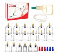 Lot De 18 Ventouses Avec Pompe À Vide, Ensemble De Ventouses, Cupping Therapy Set Cupping Ventouse Cupping Set Ventouses Therapeutiques Ventouses Set Kit Hijama Pour Bras, Jambes, Dos, Épaules