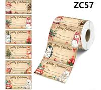 Lot de 180 autocollants pour cadeaux de Noël pour sacs en papier, étiquettes autocollantes pour ajouter une touche festive à l'emballage pour hommes, femmes et enfants pendant la saison des vacances